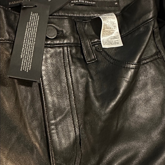 NWT! Banana Republic The Straight 100% Genuine Leather Pant Multiple (AS IS) 🎟️ - Picture 8 of 8